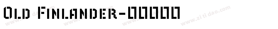 Old Finlander字体转换